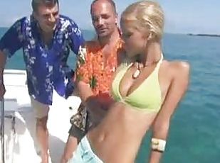 Blonde Slut Boroka Balls Threesome Action Here