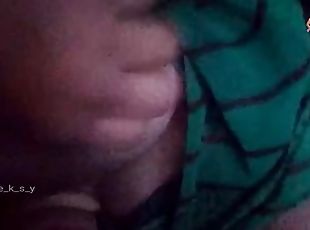 Desi bhabhi showing her boobs to her boyfriend on video call because she is not satisfied with her husband fucking