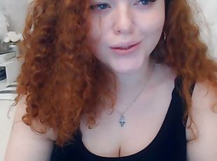 Be mystified by this curly sexy babe and her sexually lewd performance live in cam