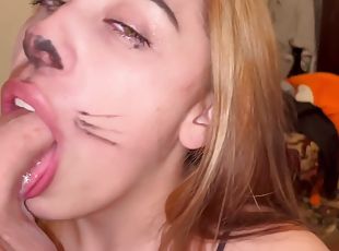 Throatfuck Sloppy Kitty Halloween Full Video On Raxxxbit