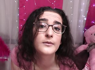 lunettes, chatte-pussy, hardcore, couple, point-de-vue, brunette