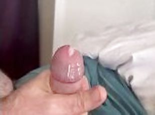 Solo Cumshot white dick explodes