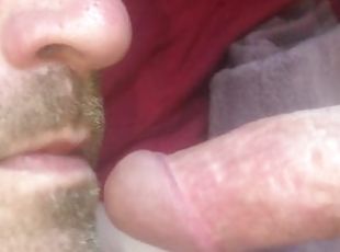 Super Nasty Cum Shot In My Mouth, Sucking After Cum, Slow Motion, Close Up, Frantic Jerk Off