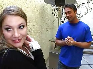 Horny Guy Is Caught Spying A Sexy Blonde Milf