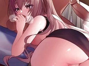 hemşire, oral-seks, orta-yaşlı-seksi-kadın, pornografik-içerikli-anime
