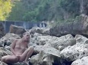 Masturbation Month Celebrated by Masturbating in The Jungle on and Island