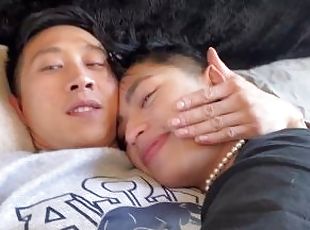 Asian boys love couple make cute sex tape, Tyler Wu & Sam Vu