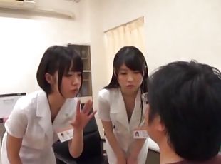 krankenschwester, arzt, schwer, japanier, wichsen, 3etwas, bekleidet-sex, tracht