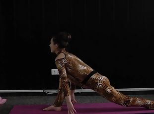 Naked gymnastics with Tamara Neto