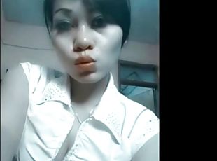 Sexy indonesian girl fucking with lover at hotel