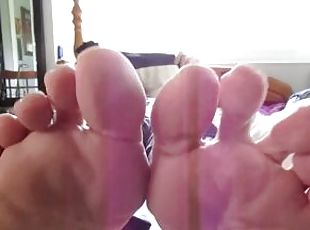 sniff and massage my feet by Hairyartist 6 2023. Commissioned video