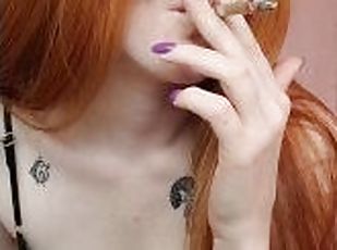 amaterski, crvenokose, fetiš, sami, pušenje-smoking