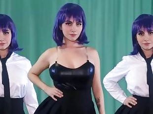 SHAKIRA cosplay videoclip "Las de la intuicin" termina en un motel FOLLANDO al chico de iluminacin