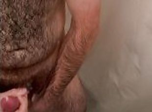 Hot Hairy Shower Wank