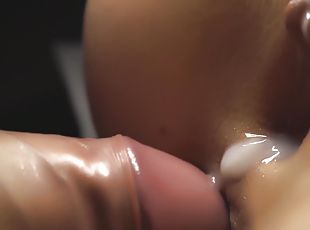 Extremely Detailed Macro Filming Of Penetrations And Cumshot 5 Min