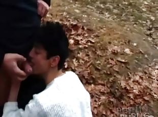 They pull slut out of the car and gangbang her