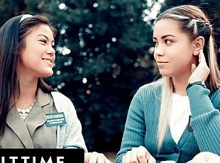 ADULT TIME - Closeted Mormon Girls Alina Lopez & Kendra Spade Succumb To Their Kinky Lesbian Desires