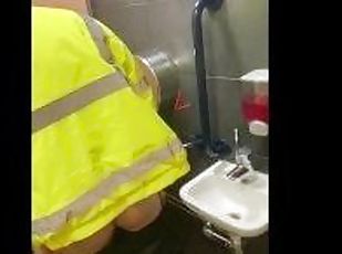 Pissing Public Toilet