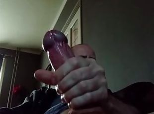 Guy with big cock mastrubating and cum