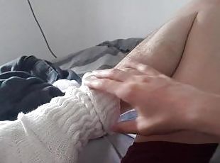 Slouch Socks in Bed - Nate Socks