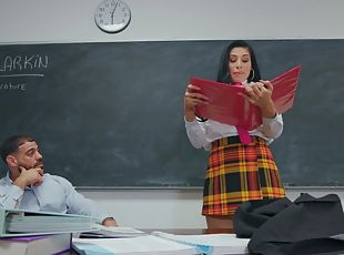 Classroom reality hardcore with tranny student: Control Her 3 - Alexa Scout