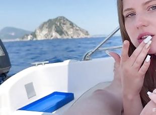 She cheated on a guy with his friend on a yacht  Bella Crystal