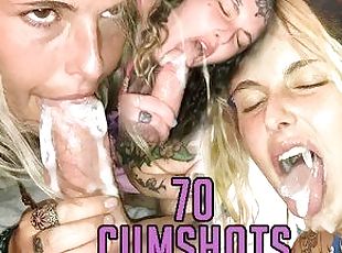 amatør, babes, blowjob, cumshot, tenåring, compilation, creampie, svelging, cum, oral