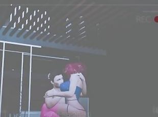 Hotwife Cuckold Kiss - Voyer 3D