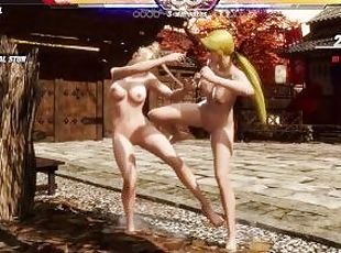 Dead or Alive 6 Nude game play [Nude Mod]  Rachel vs Helena