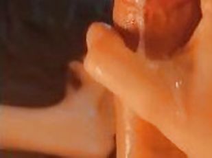 Shaking Orgasm as Big Dick Explodes with Cum