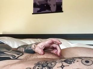 Gently rubbing my giant clit, Butch Pussy, Fat Pussy, Dyke, Androgynous, Transmasculine, FTM, Tdick