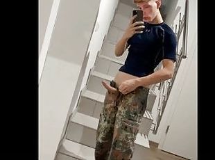 armée, masturbation, amateur, gay, allemand, secousses, jeune-18, horny, européenne, blonde